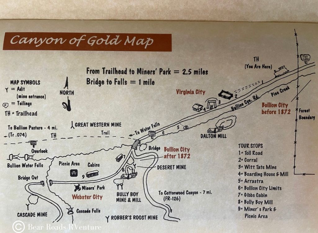 Canyon of Gold Map