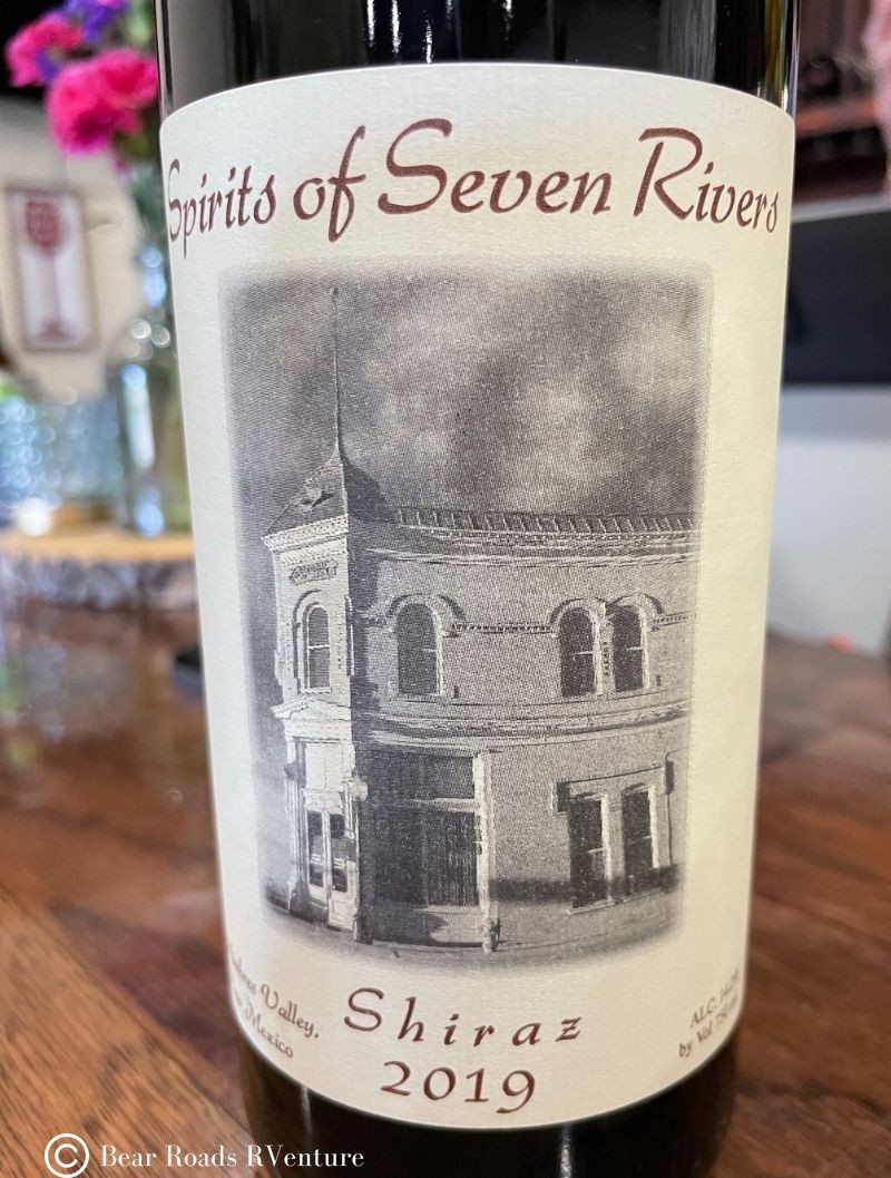 Spirits of Seven Rivers Shiraz bottle