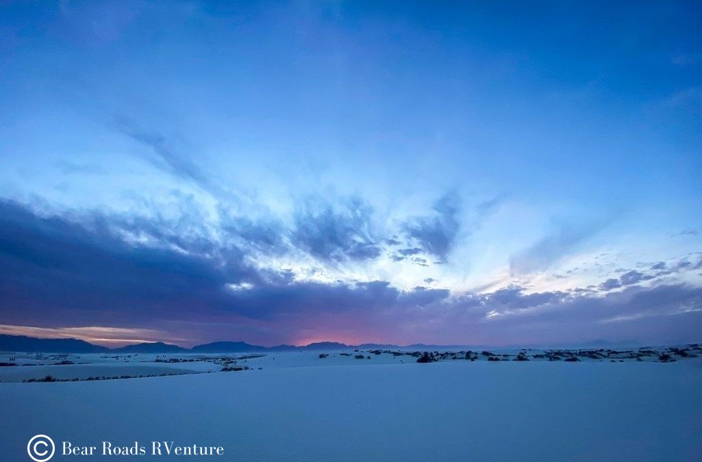 White Sands National Park a magical moment