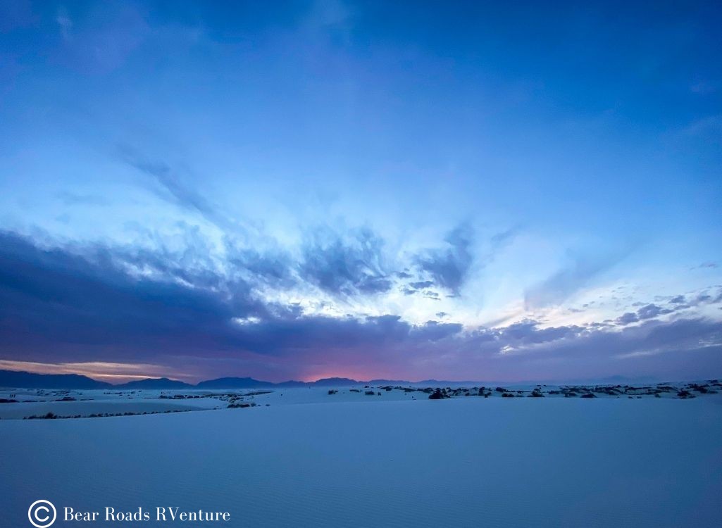 White Sands Sunset